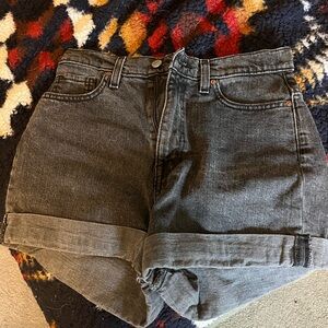Urban Outfitters BDG High-Rise Black Denim Shorts